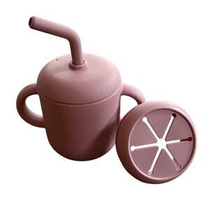Dreambaby Silicone 2-in-1 Cup Pink